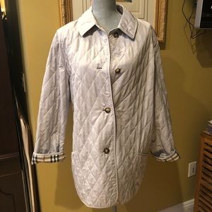 BURBERRY LIGHT BLUE/GREY JACKET SZ L